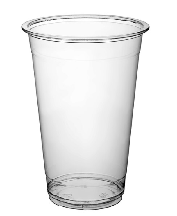 Premium Clear PET Plastic Cold Cup - 20 oz. - (600)/Case