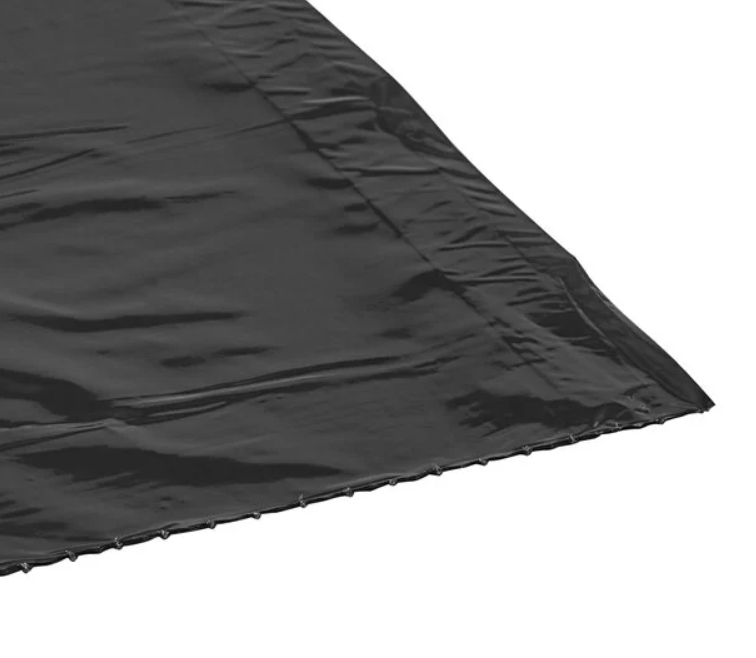 #46 Trash Bag 2 Mil 40" x 46" Low-Density Heavy-Duty Black Can Liner / Trash Bag - 100/Case
