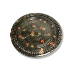 64 Sushi Party Tray Platter/Roll Container, PS Clear (Sakura) 60 SETS / Case (60 Trays, 60 Lids)