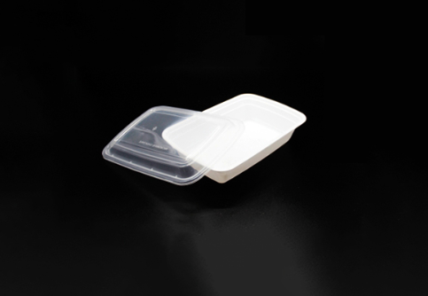 JN68W 28 oz. White Rectangular Medium -Duty Microwavable Takeout Boxes (150/Case)