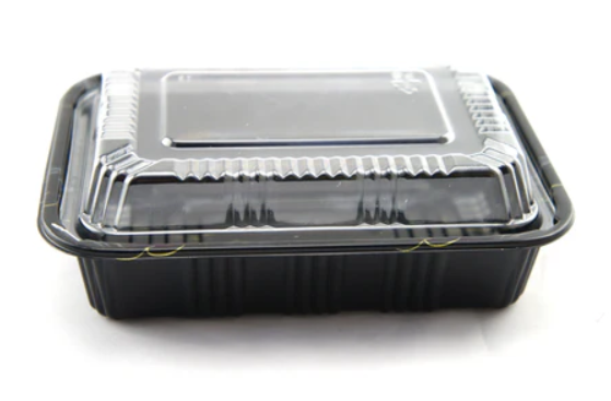807 Small Sushi Tray  ( Kamome Bird ) 600 SETS / Case (600 Trays, 600 Lids) ≈7.3" × 4.6" × 1.6" (L×W×H)