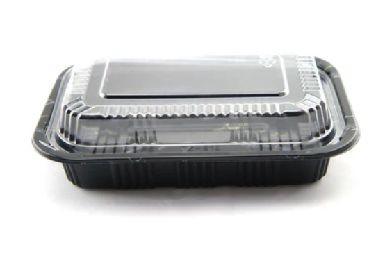 810 Standard Sushi Tray  ( Kamome Bird ) 400 SETS / Case (400 Trays, 400 Lids) ≈8.5" × 5.8" × 1.6" (L×W×H)